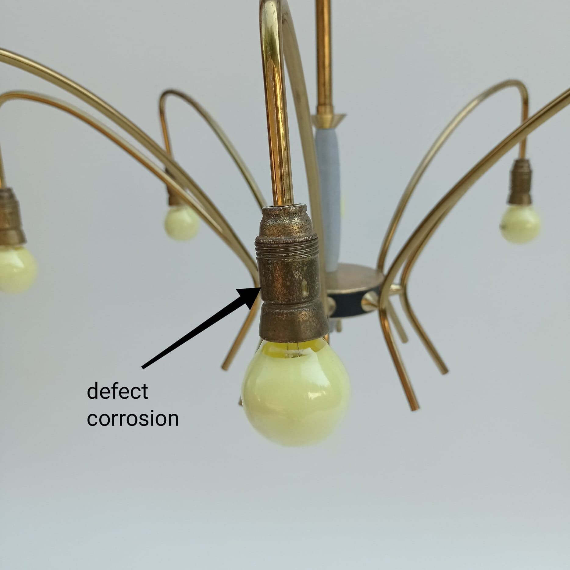 Ceiling lamp from the 1970s, Germany