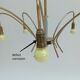 Ceiling lamp from the 1970s, Germany