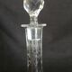 9 crystal white wine glasses from St. Louis model Cléo and their decanter.