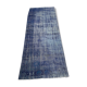 Tapis coureur de tapis turc en détresse 274 x107 cm