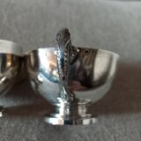 2 tasses anciennes en argent massif