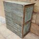 Ancien cabinet vitré en teck birman