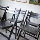 5 x chaises pliantes vintage