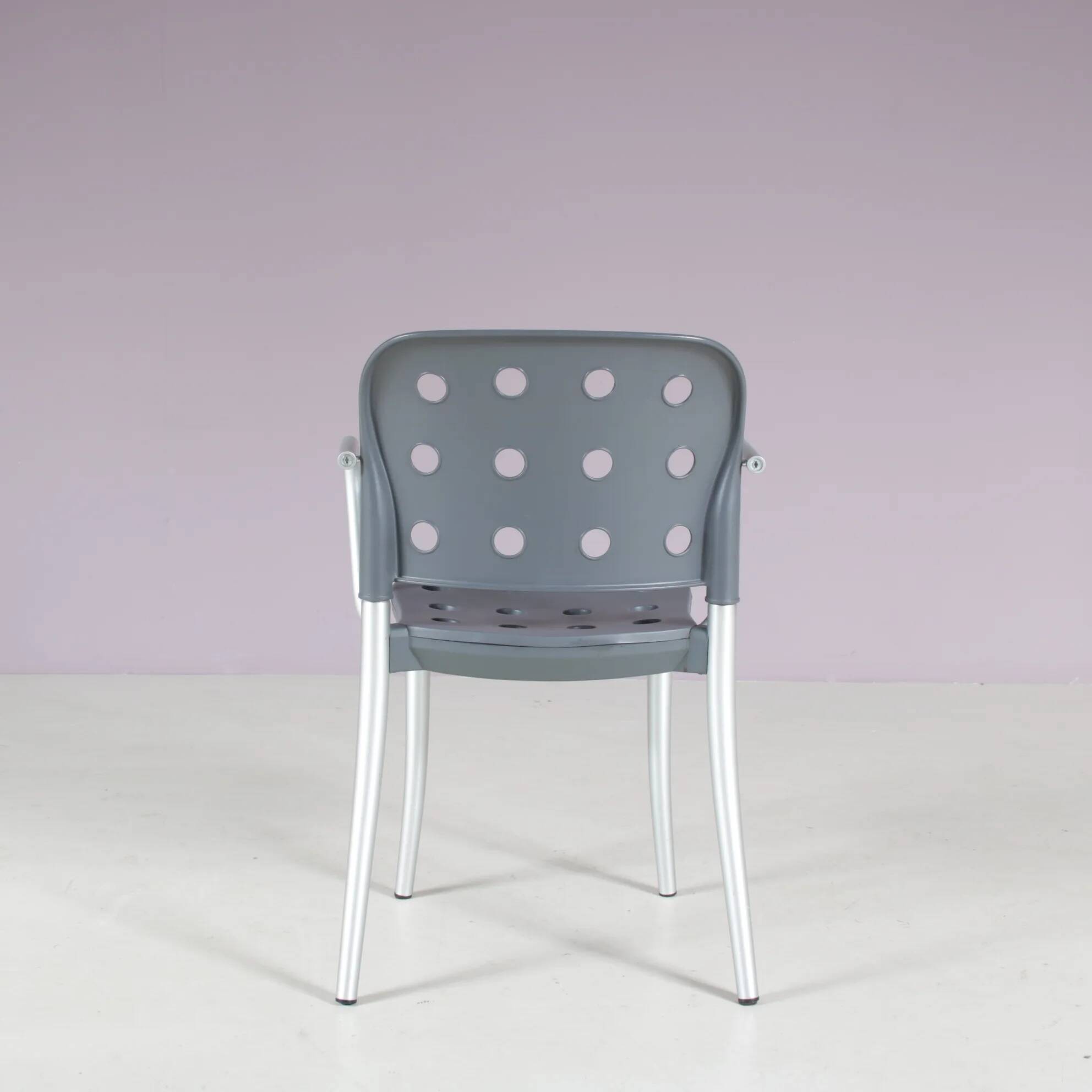 Set of 4 "Minni" chairs from the 1980s by Antonio Citterio for Halifax, Italy