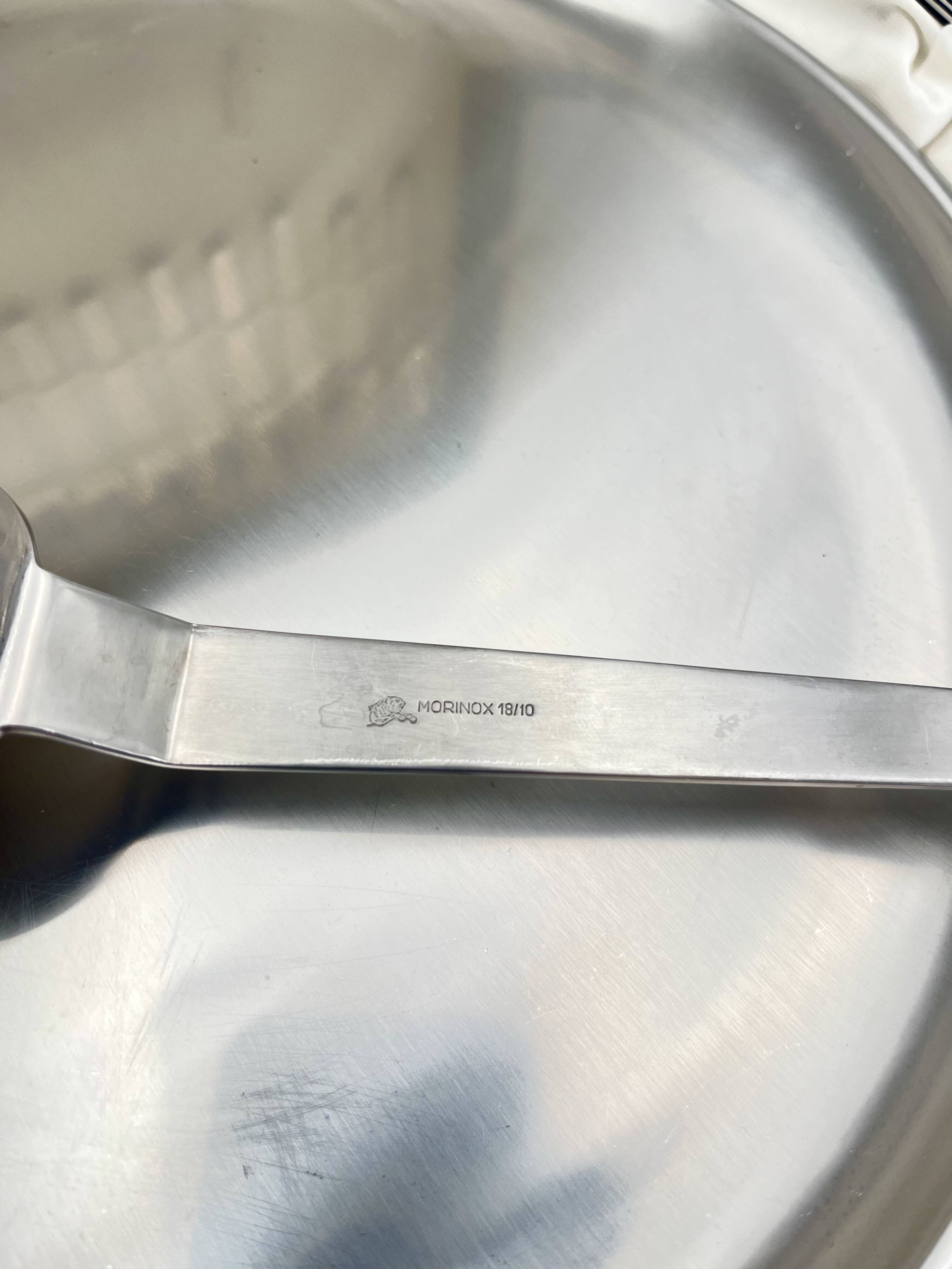 Vintage Carl Auböck Morinox Dessert Set cutlery, Tableware, Italy, 1950s