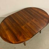 Danish round palisander dining table 1960s