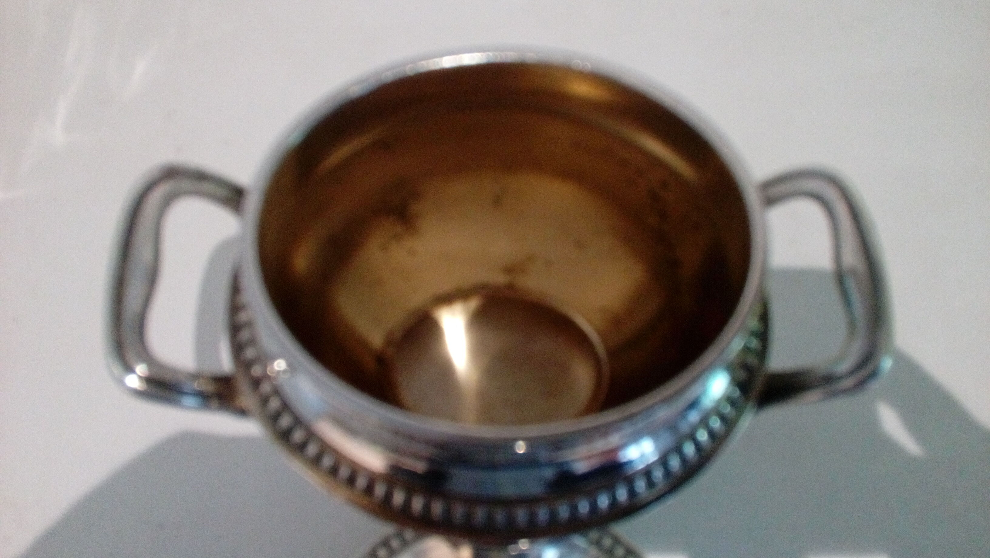 Sugar decoration silver metal shell