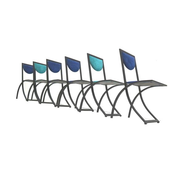 Ensemble de 6 chaises à manger par Karl Friedrich Förster pour KFF Design