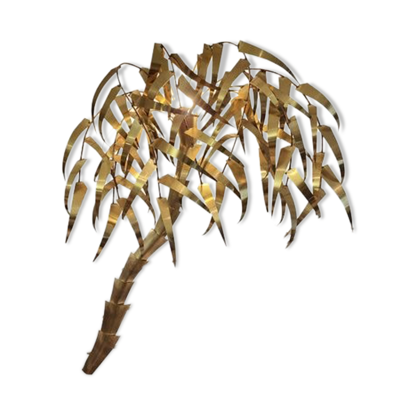 Palm wall lamp by Daniel Dhaeseleer, 1970