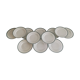 2 x 6 assiettes plates Moulin Des Loups Hamage liseré vert