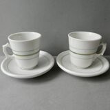 2 brulot cups Napoleon III period, 19th