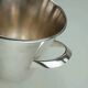 Silver-plated ice bucket with a refined design, designed by Kurt Mayer for