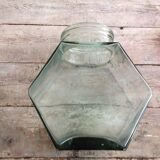 Thick glass jar