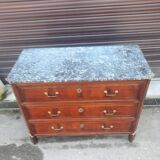 Mahogany chest of drawers from the nineteenth century
