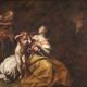 17th-century religious painting, Abraham sending away Hagar.