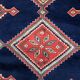Handmade vintage Persian Afshar rug 198cm x 302cm, 1950s