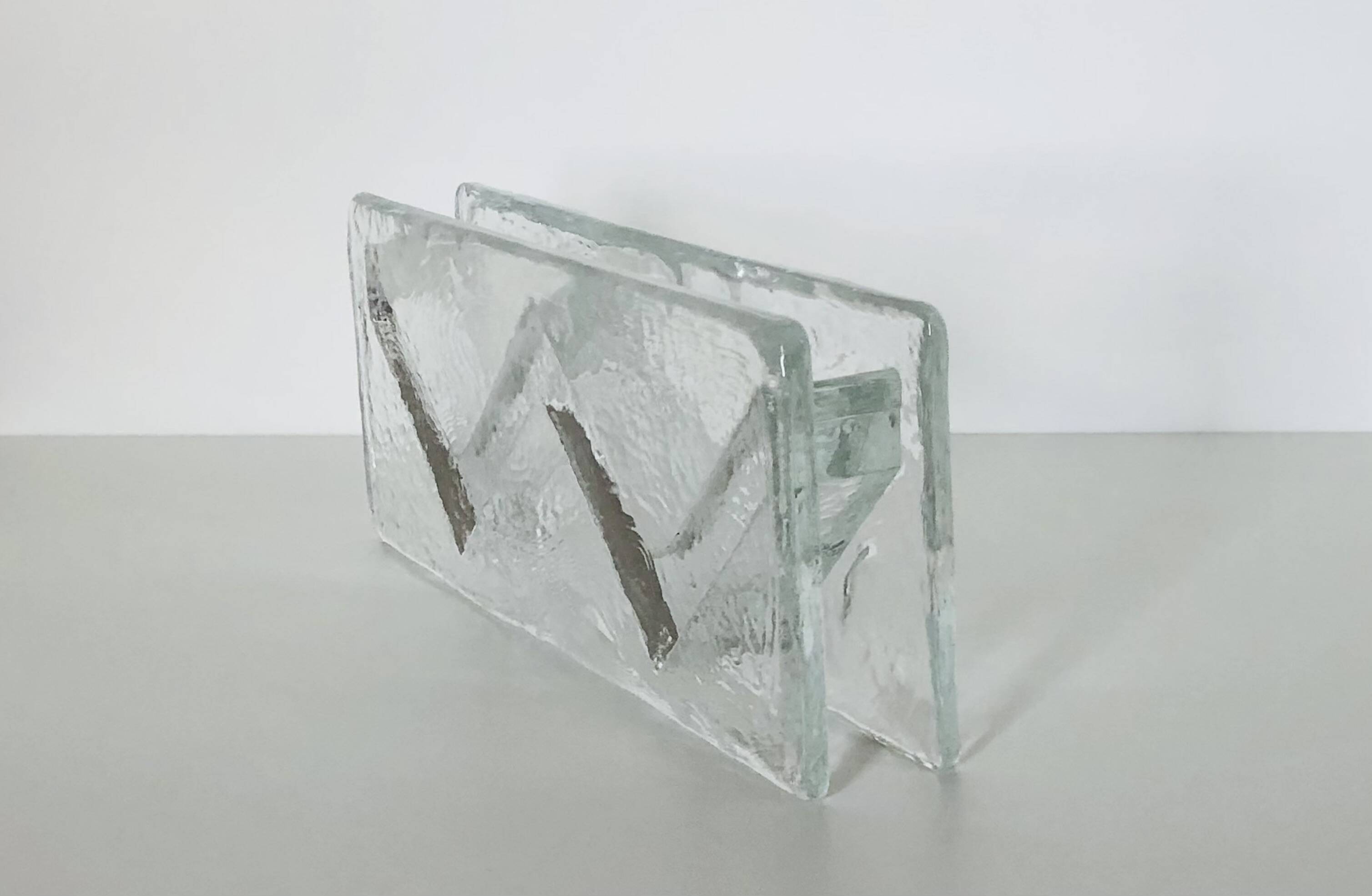 Murano glass pocket emptier by Leucos, Italy 1970s