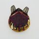 Folk art Handwoven decorative mask from Panama, Nemboro