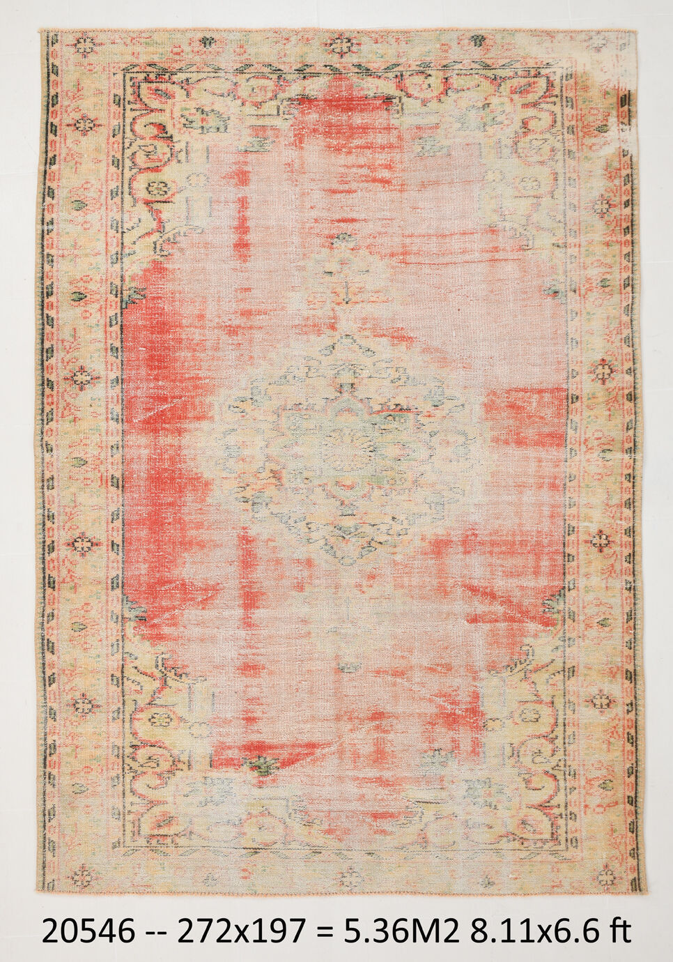 6x9 Classic Vintage Rug, 197x272Cm