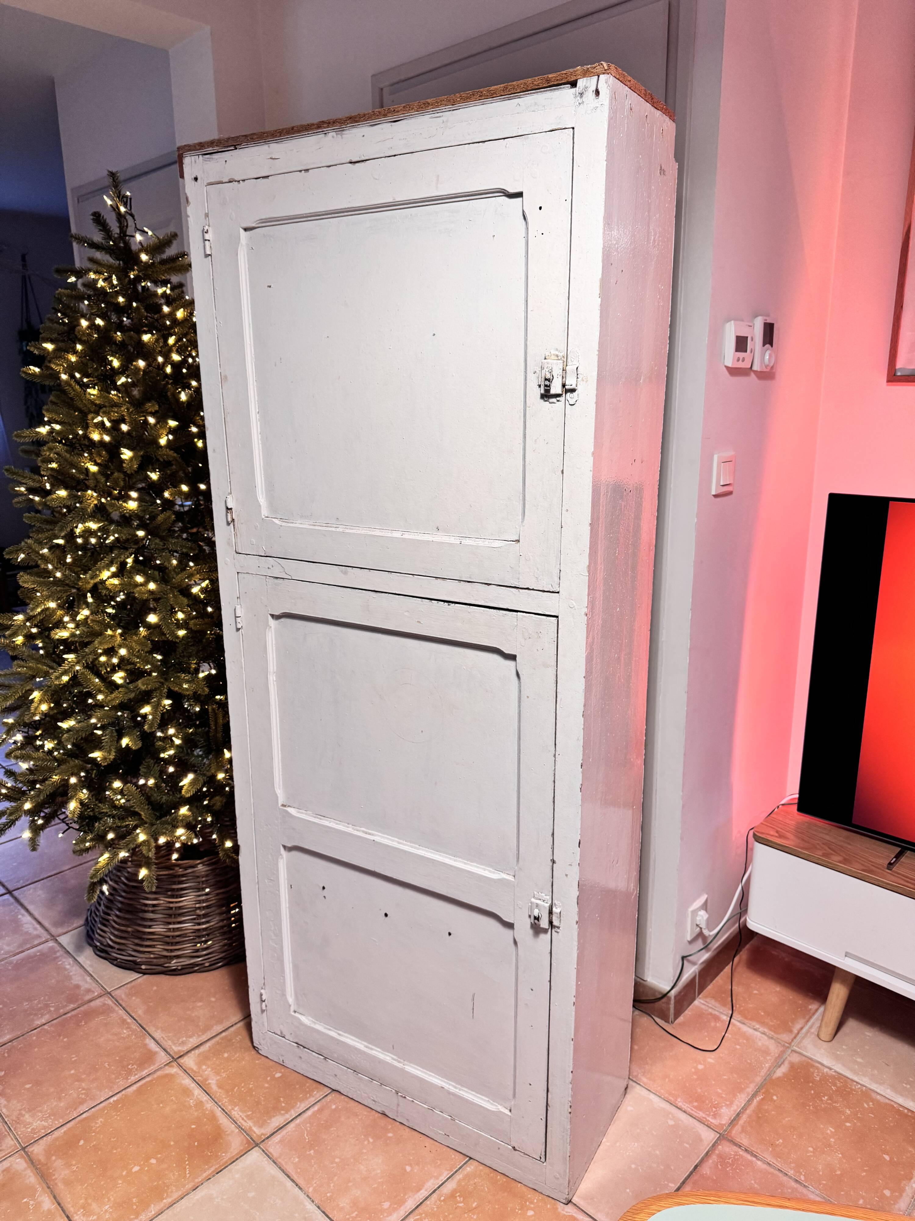 Workshop furniture, trade furniture, Parisian style storage cabinet