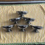 Vintage stainless steel ice cream cups