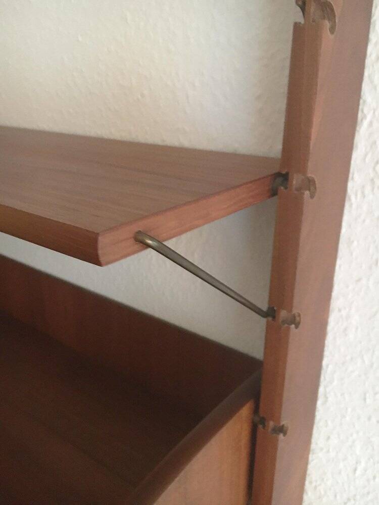 Mid-Century Modular Wall Unit Ergo in teak by John Texmon and Einar Blindheim for Blindheim Möbelfabrikk, 1960s.