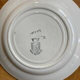 Saint Amand dessert plates blue flowers