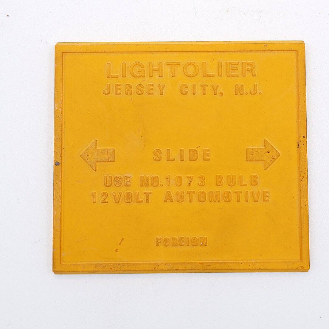 Minimalist Space Age Lytegem Wall Light by Michael Lax for Lightolier Usa, 1960s