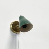 Green Perforated Wall Lamp by Dek A Lux