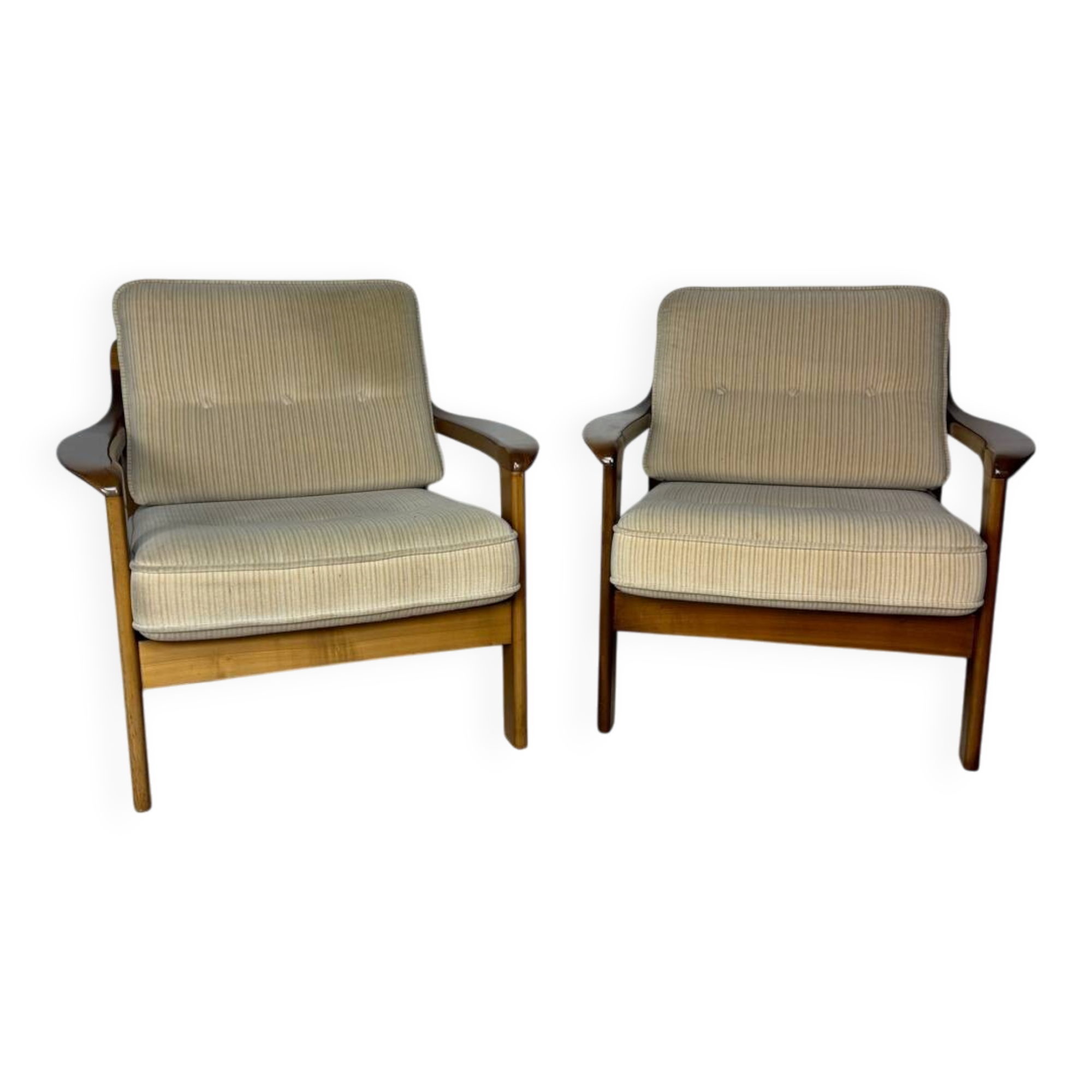 Pair of vintage armchairs