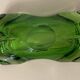 Murano iridescent green pocket tray