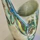 Vase zoomorphisme ceramic decoration d'oiseau signed guy Accolay