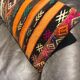 Vintage Orange Lumbar Cushion Cover 40x60cm