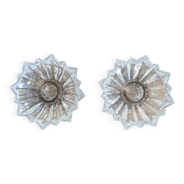 Arques crystal candlesticks