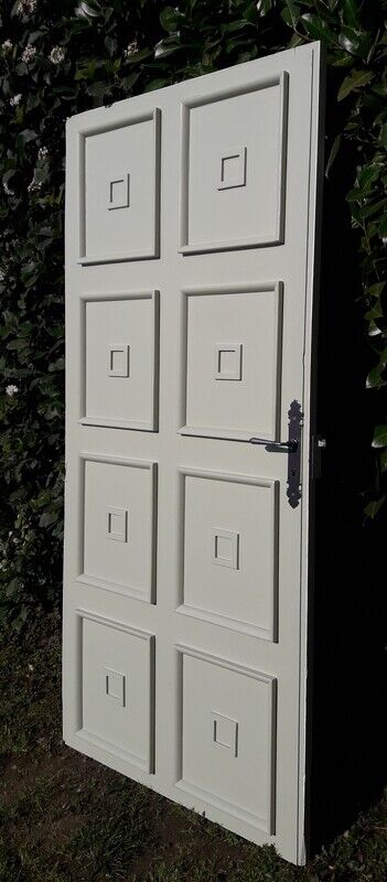 Door 207x99,5cm communication back panel molded