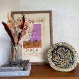Handmade ceramic plate