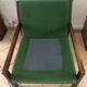 Vintage green Scandinavian armchair from the 60s