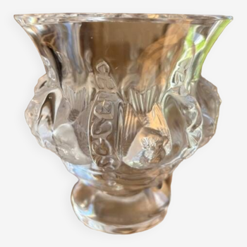 Lalique Cristal Vase Dampierre