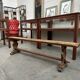Oak bench, early 20th century