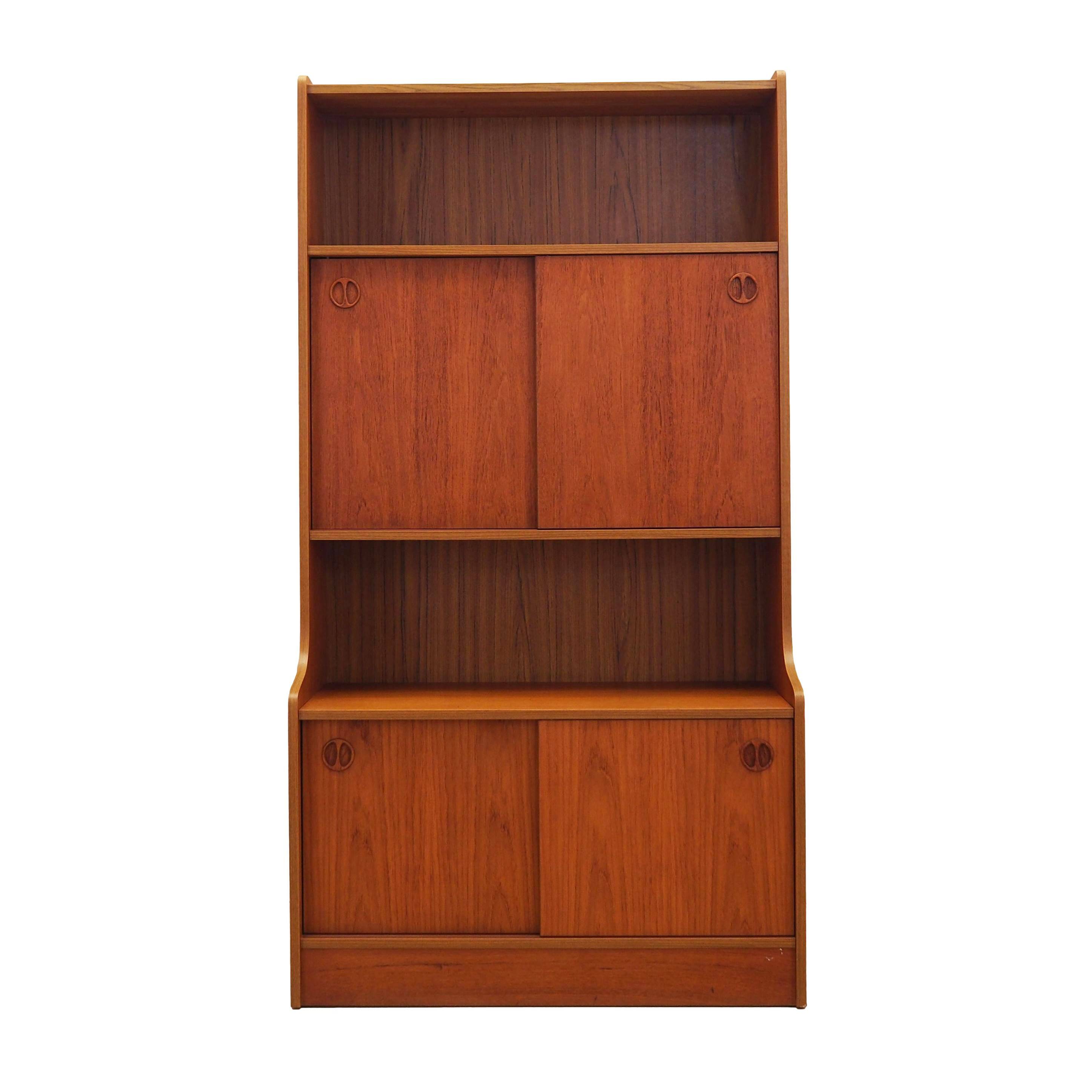 Teak bookcase, Danish design, 1960s, production: Denmark
