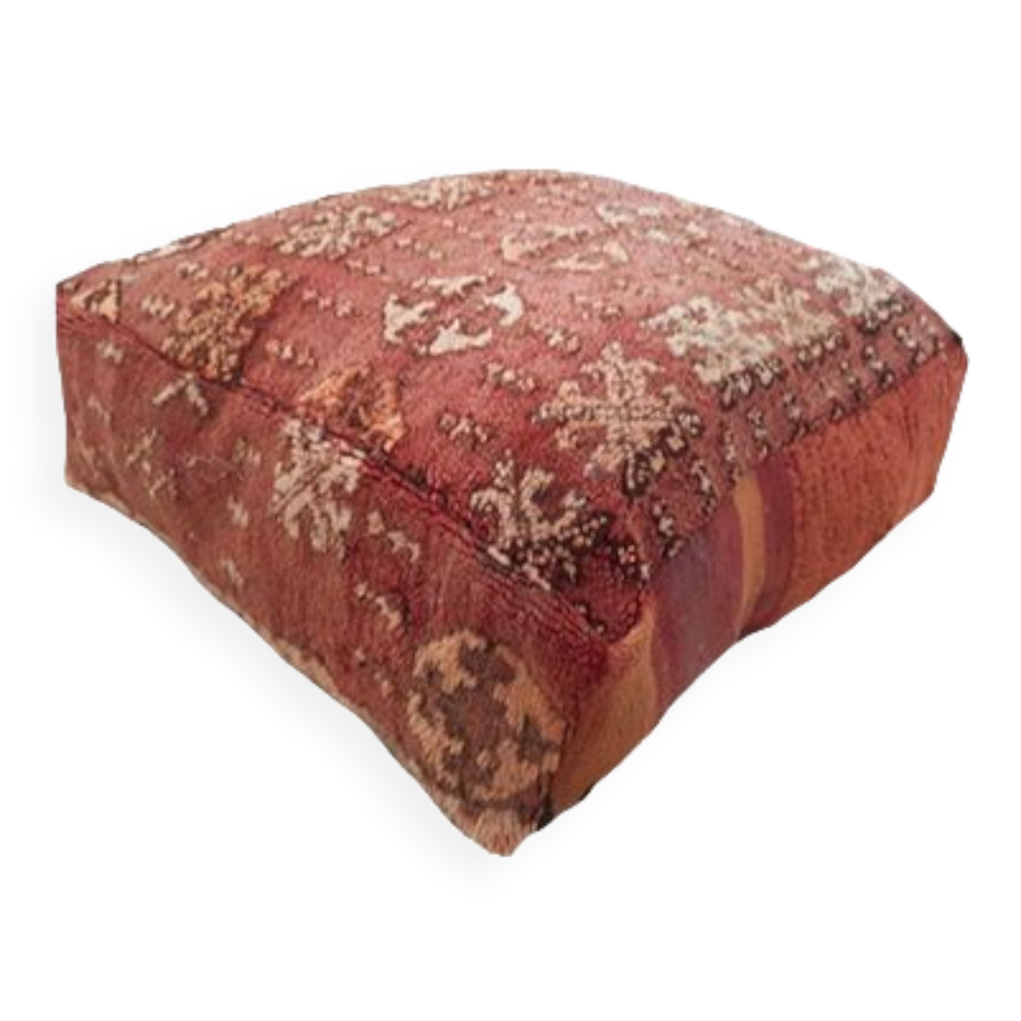 Moroccan carpet pouf / floor pillow