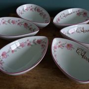 Lawyer's service, porcelain bowls FD Chauvigny