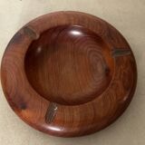 Cendrier / Vide Poche Bois Massif - Fabrication Artisanale Vintage