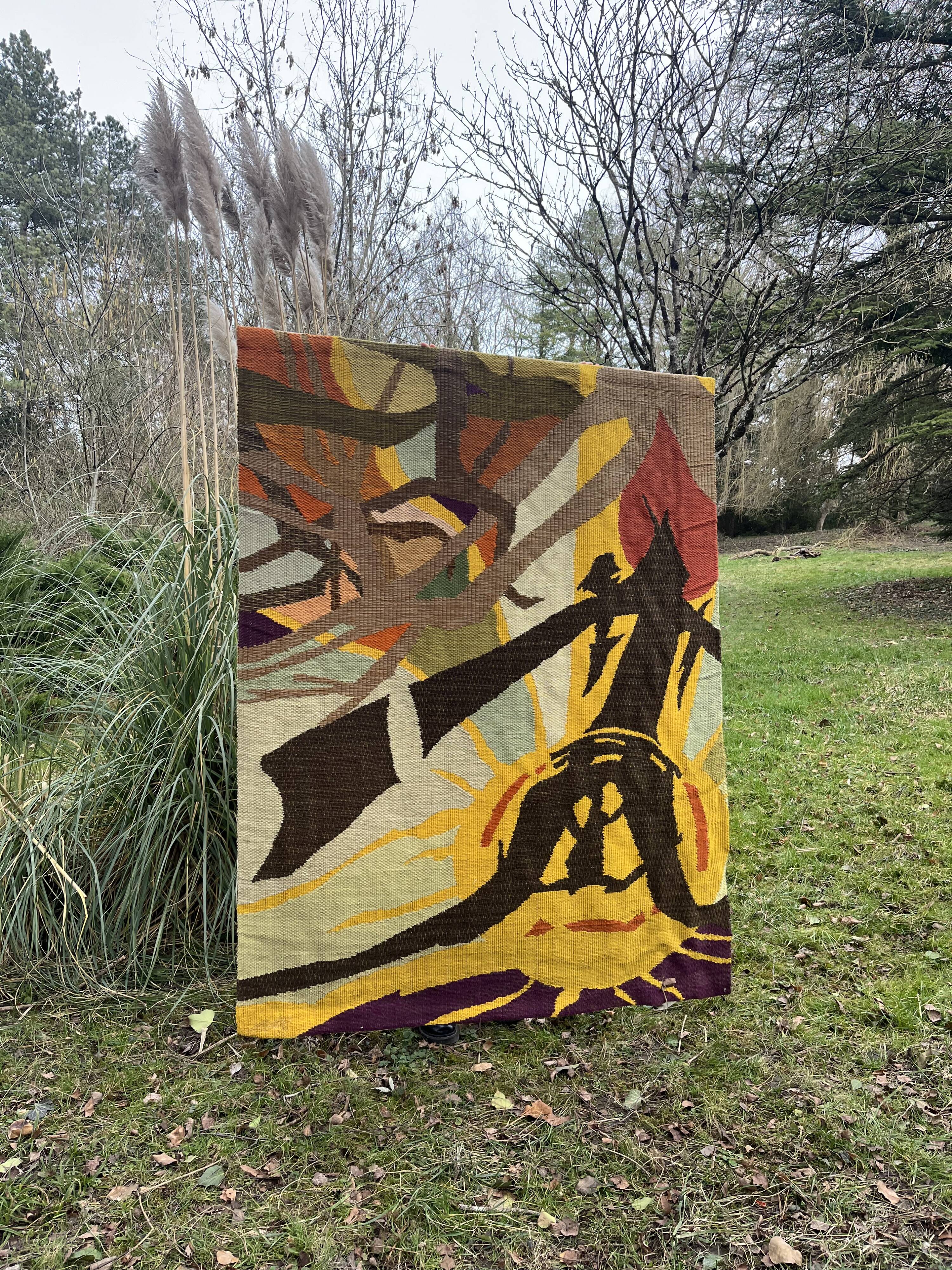 Tapisserie murale vintage