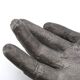 Cast iron silver-coloured catchall in the shape of a hand, 1970s sculpture.