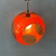 Vintage orange suspension "Bug Eye" Massive style Space Age