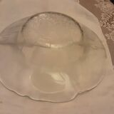 Moulded glass coupe herons