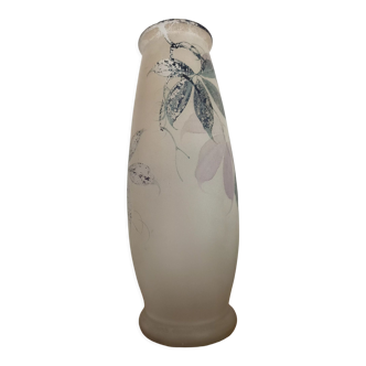 Vase en pâte de verre