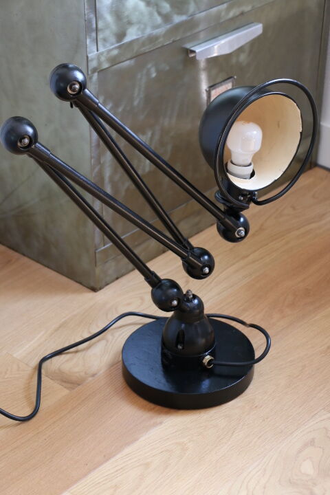 Floor lamp jielde 4 arms black 1950