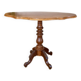 19th century violin pedestal table with tilting top